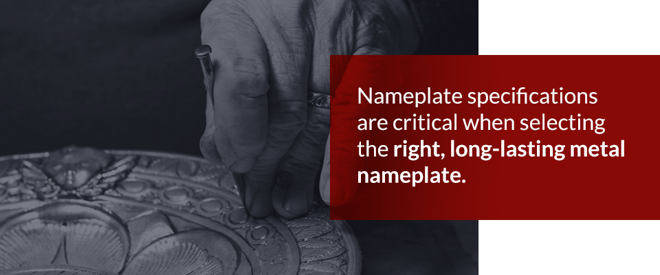 things to consider with nameplates